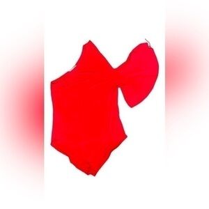 NWT-beautiful Zara of the shoulder one piece!! IN RED!! 🖤✔️✨GREAT BUY!!!